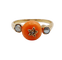 Bague 52 Bague antique en or 18K, corail, diamant et perles 58 Facettes A07393