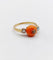 Bague 52 Bague antique en or 18K, corail, diamant et perles 58 Facettes A07393