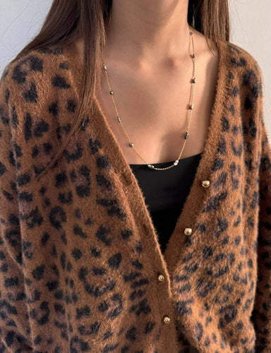 Collier Sautoir en or rose 18 carats et perles de Tahiti 58 Facettes id: 1430981