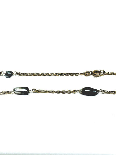 Collier Sautoir en or rose 18 carats et perles de Tahiti 58 Facettes id: 1430981
