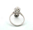 Bague 56 Bague en or blanc 18 ct avec diamants et émail 58 Facettes 296/26 B