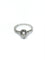 Bague 53 Bague solitaire en or blanc 18 carats et diamant 58 Facettes id: 1775690