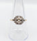 Bague 58.5 Bague Art déco en or 18K, platine et diamants taille rose 58 Facettes A07395