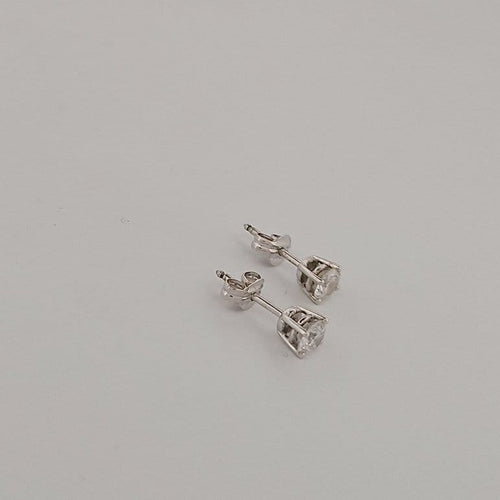 Boucles d'oreilles Boucles d'oreilles en or blanc et diamants 58 Facettes 2779317