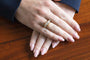 Bague 50.5 Bague chevalière en or jaune 18 carats et diamants princesse 58 Facettes 12387