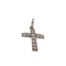 Croix diamants en or blanc