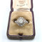 Bague 56 Bague en or blanc 18 ct avec diamants 58 Facettes 508 A