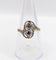 Bague 57 Bague toi et moi antique en or 18k, platine et diamants 58 Facettes A07403