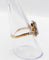 Bague 57 Bague toi et moi antique en or 18k, platine et diamants 58 Facettes A07403