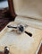 Bague 53 Bague marguerite en or blanc, saphir et diamants 58 Facettes 742