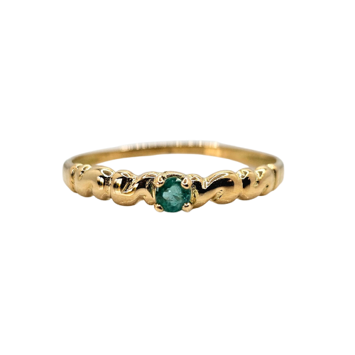 Bague Émeraude en or jaune