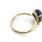 Bague 52 Bague en or jaune 18 carats, diamants et saphir de Birmanie 58 Facettes 212 B OC