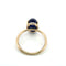 Bague 52 Bague en or jaune 18 carats, diamants et saphir de Birmanie 58 Facettes 212 B OC