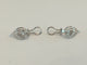 Boucles d'oreilles Boucles d'oreilles feuilles en or blanc et diamants 58 Facettes 00954