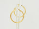 Boucles d'oreilles Boucles d'oreilles créoles torsadées en or jaune 18 carats 58 Facettes Mtor