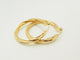 Boucles d'oreilles Boucles d'oreilles créoles torsadées en or jaune 18 carats 58 Facettes Mtor
