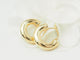 Boucles d'oreilles Boucles d'oreilles créoles en or jaune 18 ct 58 Facettes 33751