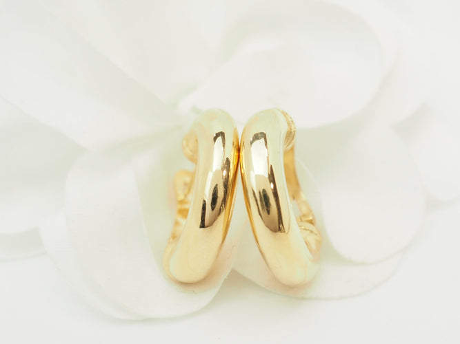 Boucles d'oreilles Boucles d'oreilles créoles en or jaune 18 ct 58 Facettes 33751