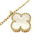 Collier Van Cleef & Arpels Vintage Alhambra - Collier pendentif en or jaune et nacre 58 Facettes dl545as8jt