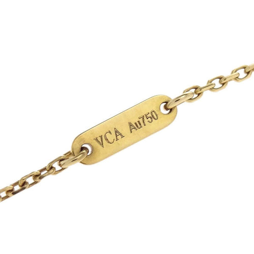 Collier Van Cleef & Arpels Vintage Alhambra - Collier pendentif en or jaune et nacre 58 Facettes cynmfktn93