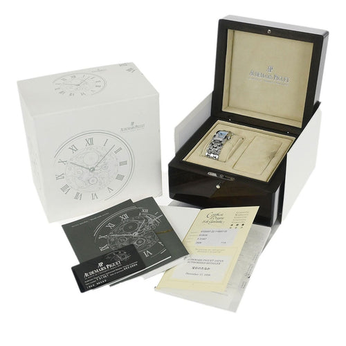 Montre Audemars Piguet Promesse - Montre en or jaune, cuir et diamants 58 Facettes gha7u8xz7d