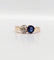 Bague 51 Bague toi et moi antique en or rose 18k, diamant et saphir 58 Facettes A07397