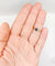 Bague 51 Bague toi et moi antique en or rose 18k, diamant et saphir 58 Facettes A07397