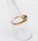 Bague 51 Bague toi et moi antique en or rose 18k, diamant et saphir 58 Facettes A07397