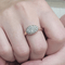 Bague 53 Bague en or rose 18K et diamants 58 Facettes S422