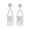 Boucles d'oreilles Boucles d'oreilles chandelier en or blanc 18K et diamants 1,31 ct 58 Facettes D-66609