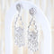 Boucles d'oreilles Boucles d'oreilles chandelier en or blanc 18K et diamants 1,31 ct 58 Facettes D-66609