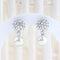 Boucles d'oreilles Boucles d'oreilles convertibles en or blanc 18K, diamants et perles 58 Facettes D-66606