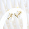 Boucles d'oreilles Boucles d'oreilles en or jaune 18K, perles de culture et diamants 58 Facettes 1B-T