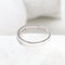 Bague 55 Bague demi-éternité en or blanc 18K et diamants 58 Facettes 1B-R