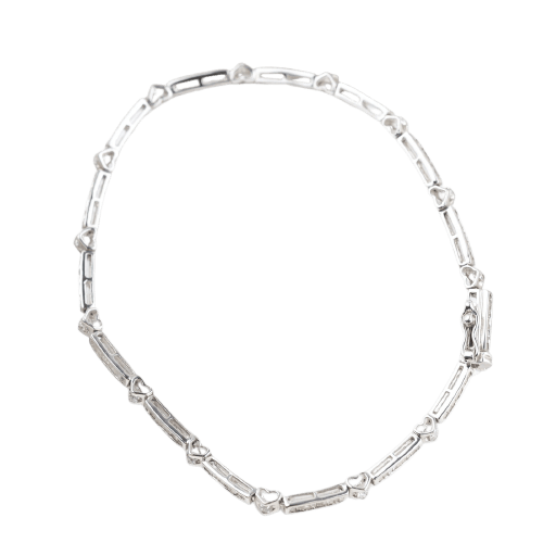 Bracelet Bracelet en or blanc 18K et diamants 1,06 ct 58 Facettes 1BNN