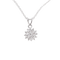 Collier pendentif en or blanc 18K et diamants