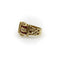 Bague 48 Bague boucle vintage en or 18K, diamants et rubis 58 Facettes A2009Q
