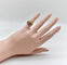 Bague 48 Bague boucle vintage en or 18K, diamants et rubis 58 Facettes A2009Q