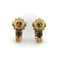 Boucles d'oreilles Boucles d'oreilles vintage en or 18K, diamants et rubis 58 Facettes A2009R
