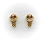 Boucles d'oreilles Boucles d'oreilles vintage en or 18K, diamants et rubis 58 Facettes A2009R