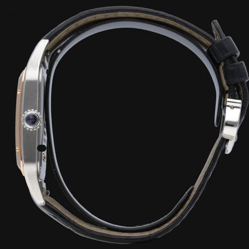 Montre Cartier Santos Dumont - Montre en or rose et acier 58 Facettes MT46979