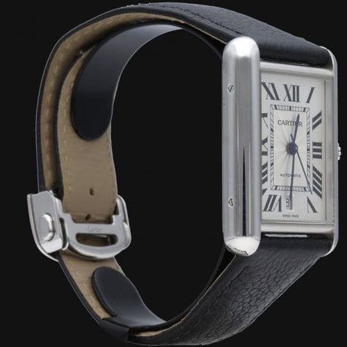 Montre Cartier Tank Solo XL - Montre en acier 58 Facettes MT46980