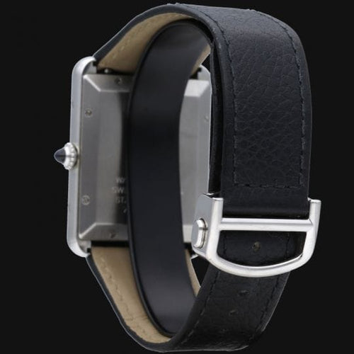 Montre Cartier Tank Solo XL - Montre en acier 58 Facettes MT46980