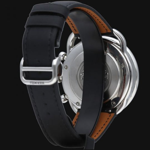 Montre Hermès Arceau - Montre chronographe en acier 58 Facettes MT46089