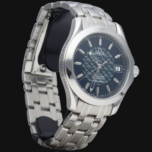 Montre Omega Seamaster - Montre 120M Jacques Mayol automatique en acier 58 Facettes MT47035