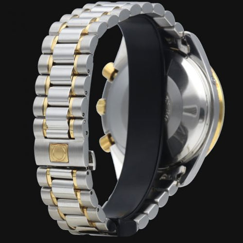 Montre Omega Speedmaster - Montre chronographe automatique en or jaune et acier 58 Facettes MT47060
