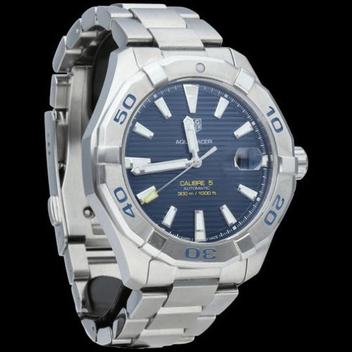 Montre TAG Heuer Aquaracer - Montre Calibre 5 en acier 58 Facettes MT46553
