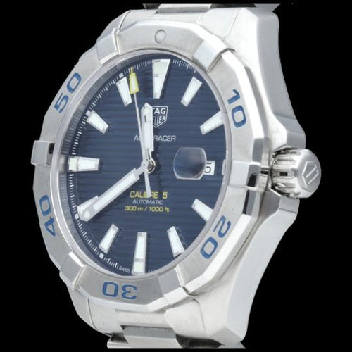 Montre TAG Heuer Aquaracer - Montre Calibre 5 en acier 58 Facettes MT46553