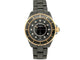 Montre Chanel J12 - Montre 38 mm en céramique noire, or jaune et diamants 58 Facettes 275095