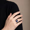 Bague 54 Bague en or blanc, saphir et diamants 58 Facettes 61100155